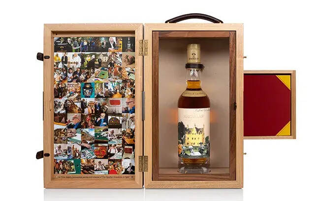 1967年麦卡伦威士忌在拍卖会上以437,500美元价格售出