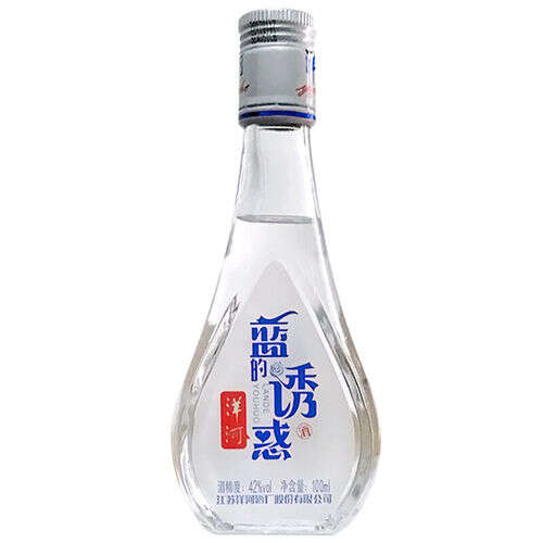 42度洋河蓝的诱惑白色款绵柔浓香型白酒100ml礼盒装一般是多钱