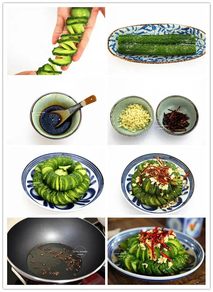 黄瓜的8种凉拌吃法，夏天的看家菜
