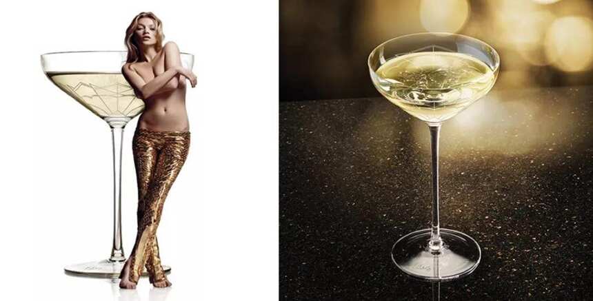 老佛爷生前最性感设计，用名模乳房倒模的香槟杯