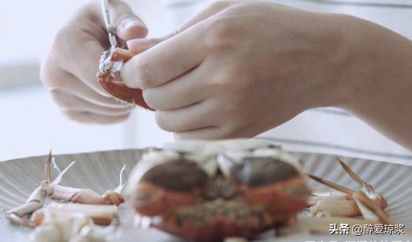 醉爱琼浆&大闸蟹完美吃法——一只走心的蟹