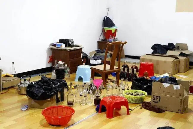 销售假酒超10000公斤，广东警方侦破假冒轩尼诗、马爹利大案
