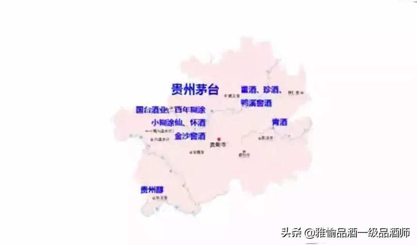 一张地图带你看遍中国各省名酒