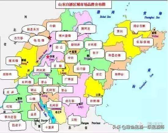 一张地图带你看遍中国各省名酒