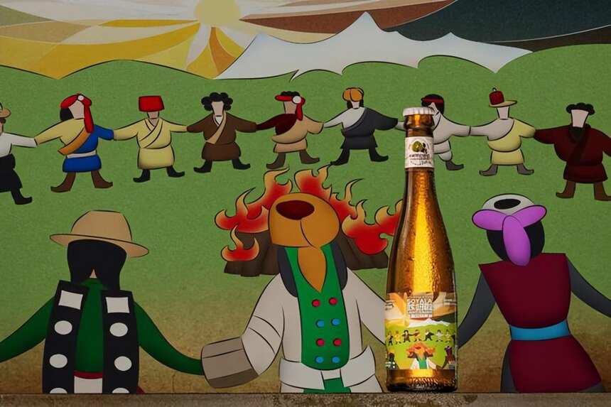 喝着国啤之光看世界杯，顺便了解藏文化