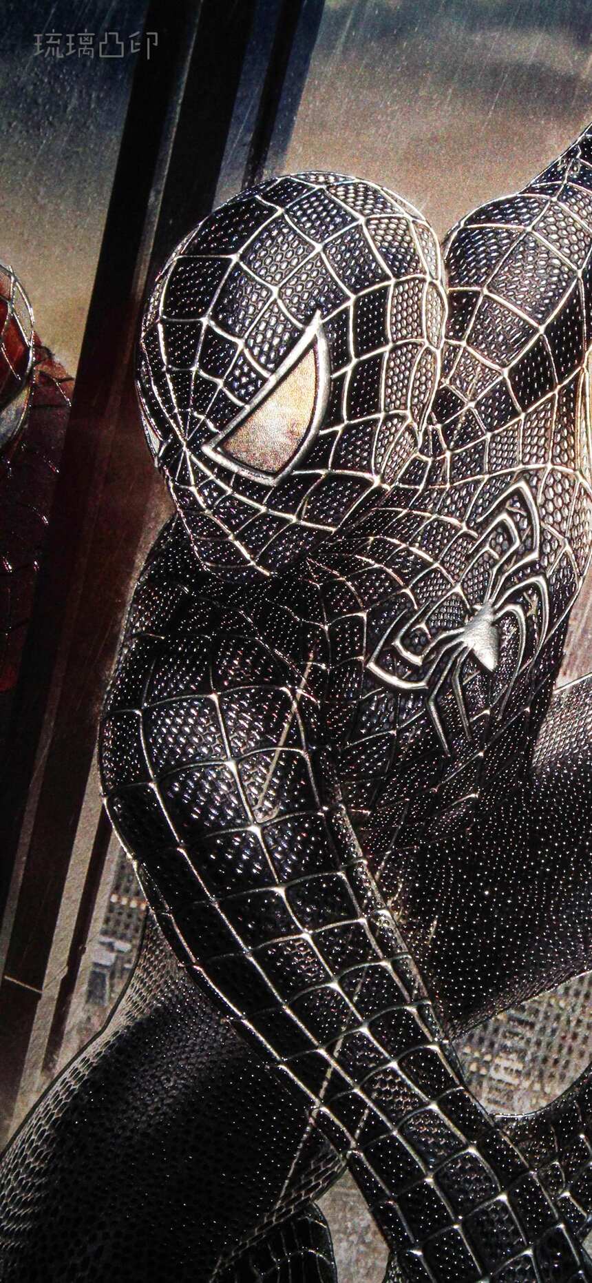 暗黑蜘蛛侠Spider-Man，高清苹果手机 iphoneX壁纸