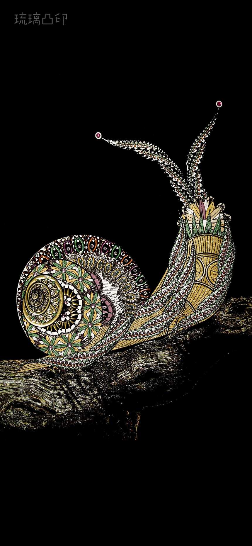蜗牛骑士的美态，高清苹果手机 iphoneX 壁纸