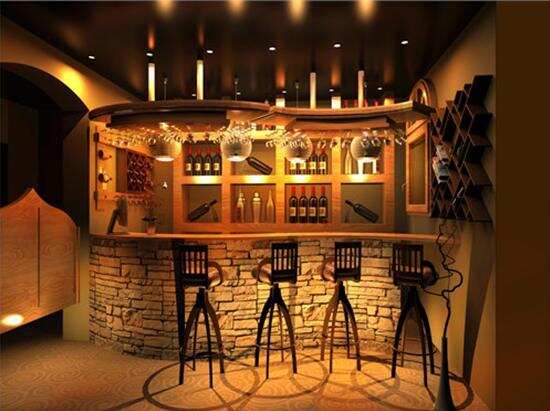酒窖吧台如何设计？来看看这几款酒窖吧台效果图吧，简直赞爆了！