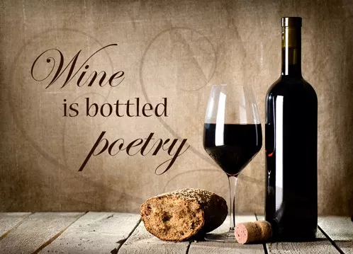 写在诗里行间的葡萄酒