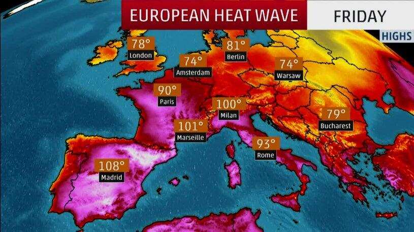 欧洲50度高温来袭，竟有葡萄园被烤干