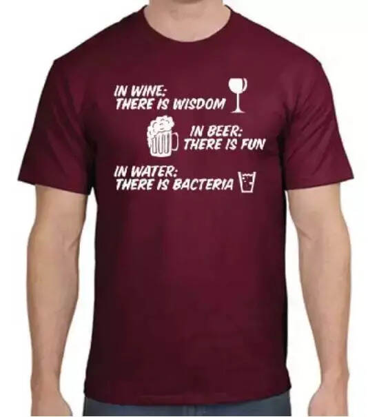 爱它就把它穿在身上，脑洞大开的葡萄酒T恤