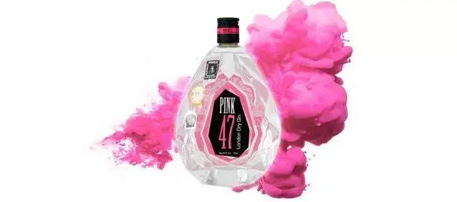 美酒｜抢眼惹火的粉色水晶：Pink 47 Gin
