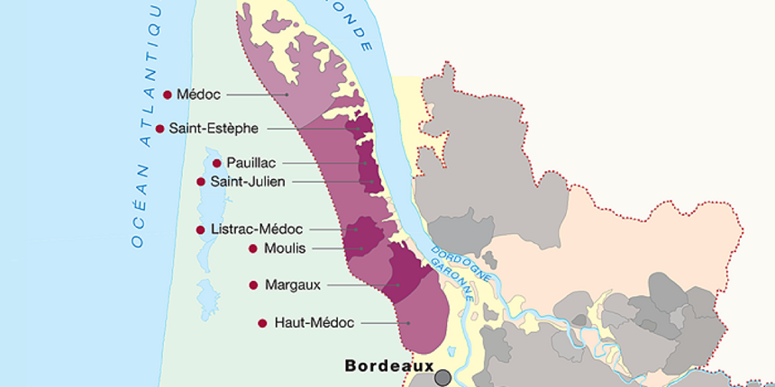 葡萄酒产区介绍：最迷人的波尔多左岸——梅多克