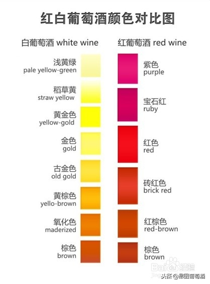 品鉴酒入门！最最基本的葡萄酒颜色知识，想要了解葡萄酒必须掌握
