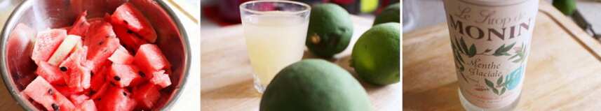 西瓜莱姆爽鸡尾酒/ Watermelon Limeade Cocktail