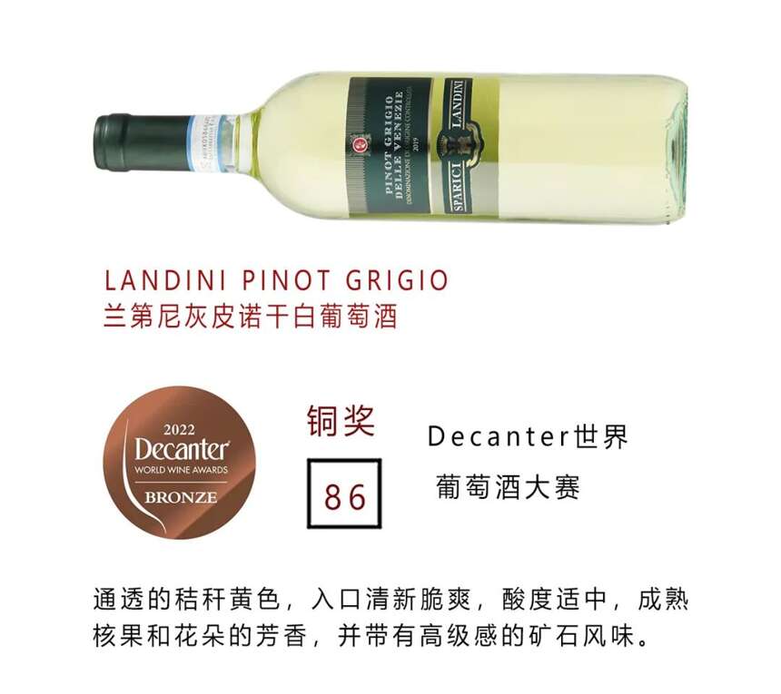 Sparici Landini酒庄获国际大奖，2022年Decanter取得佳绩
