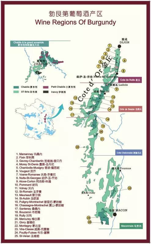 最全面的世界葡萄酒产区地图！