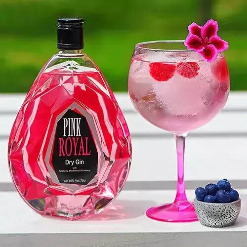 美酒｜抢眼惹火的粉色水晶：Pink 47 Gin