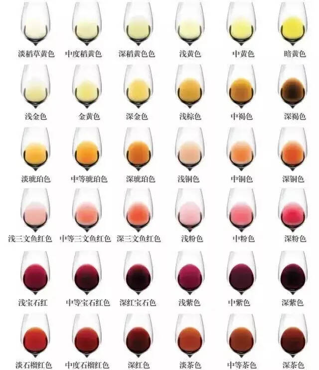 葡萄酒的颜色你知道多少？