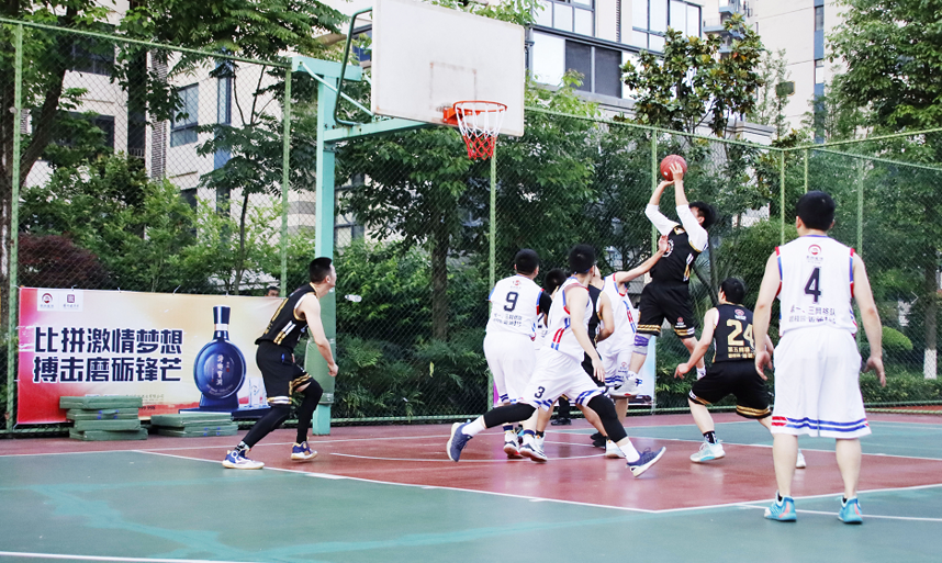 贵州宝洞赞助“新蒲街道红星社区首届篮球运动会”