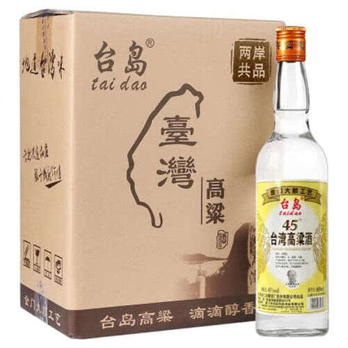 45度台岛台湾高粱酒600ml6瓶整箱一般价位