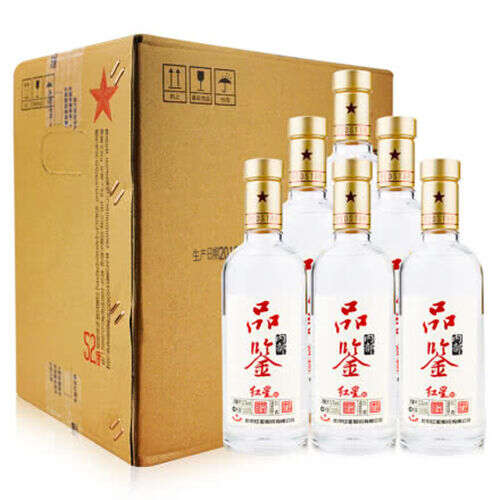 52度北京红星二锅头内部品鉴酒6瓶整箱大致市场价格