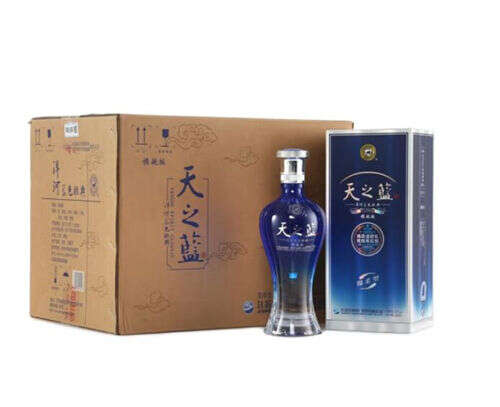 52度洋河蓝色经典天之蓝520mlx6瓶整箱价格